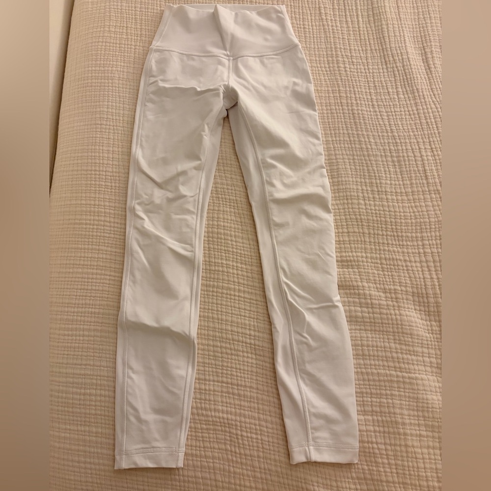 Lululemon Athletica White High-Rise Leggings